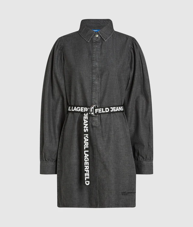 Γυναικείο Τζιν Φόρεμα Μαύρο Karl Lagerfeld Jeans B1W13038-1BJ WASHED BLACK