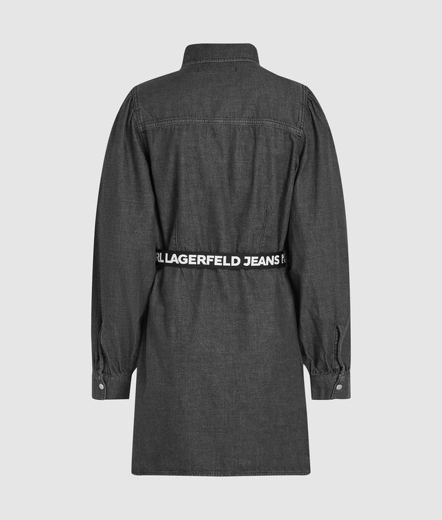 Γυναικείο Τζιν Φόρεμα Μαύρο Karl Lagerfeld Jeans B1W13038-1BJ WASHED BLACK