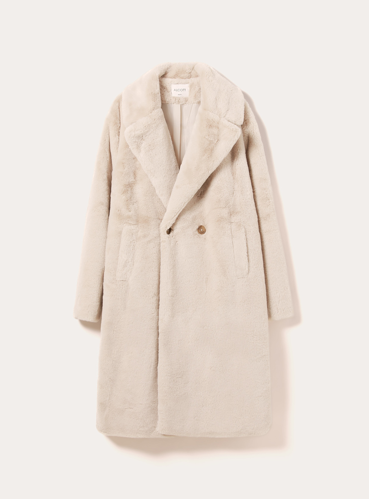 Γυναικεία Eco Γούνα Off White Alcott CP0022DOAX15-OFF WHITE