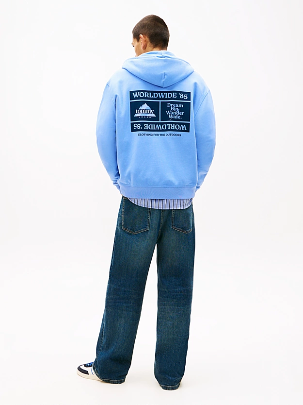 Ανδρική Ζακέτα Γαλάζια Tommy Jeans DM0DM22378-C58