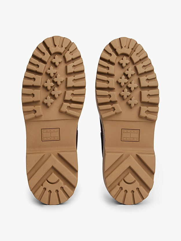 Γυναικεία Δερμάτινα Παπούτσια Καφέ Tommy Jeans EN0EN03003-GTB