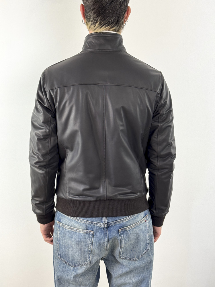 Ανδρικό Μπουφάν Σκούρο Καφέ Maffei 51220-T MORO