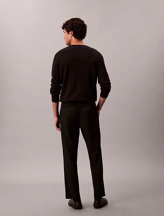 Ανδρικό Παντελόνι Μαύρο Calvin Klein LV04LD615G-UB1