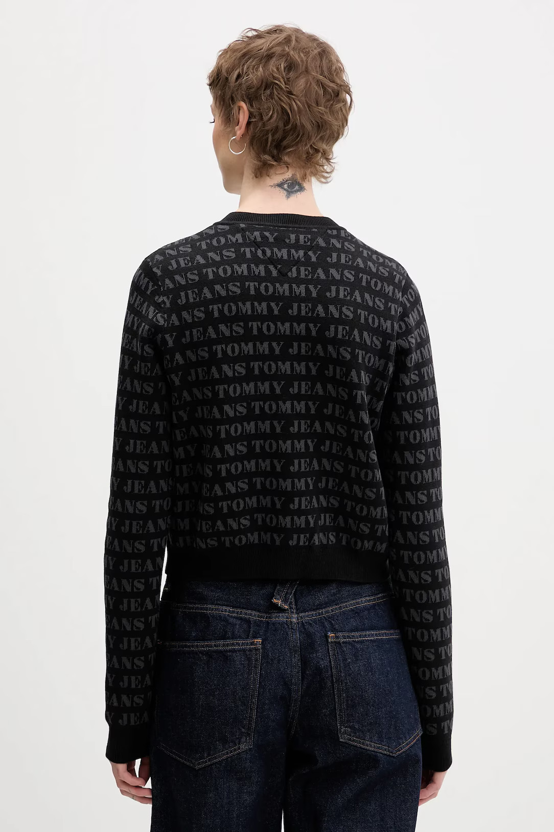 Γυναικεία Ζακέτα Μαύρη Tommy Jeans DW0DW22030-0GJ