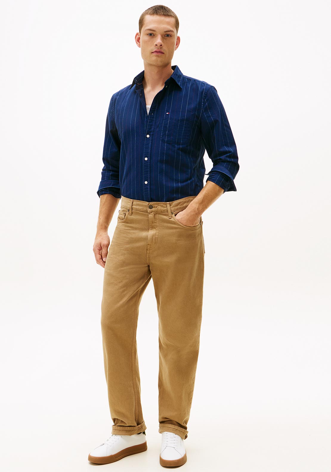 Ανδρικό Πουκάμισο Navy Μπλε Tommy Hilfiger MW0MW41694-C7G