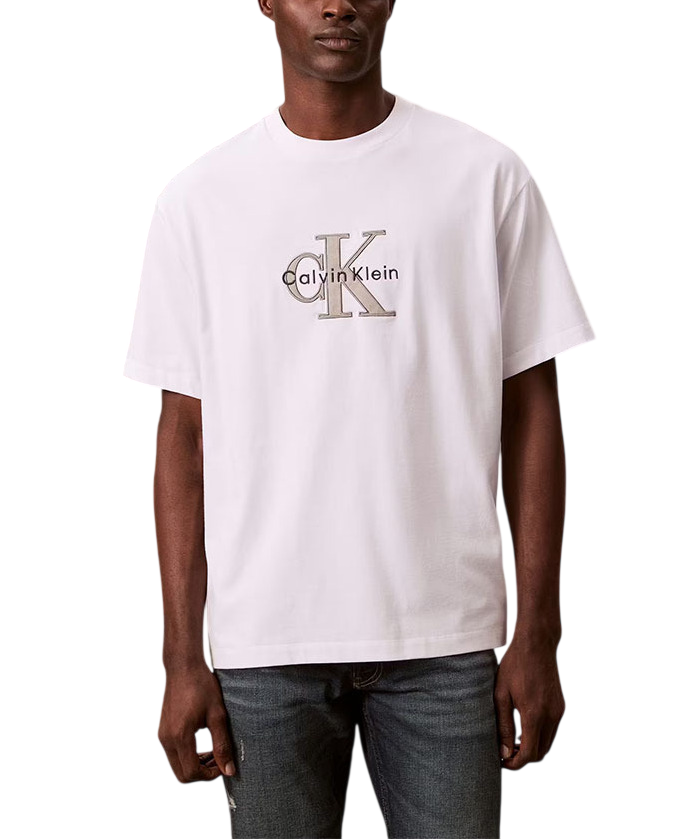 Ανδρικό T-shirt Λευκό Calvin Klein LV04RE815G-YAF