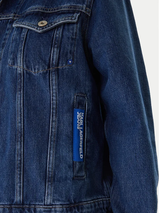 Γυναικείο Τζιν Μπουφάν Μπλε Karl Lagerfeld Jeans A1W14002-1BM WASHED MID BLUE