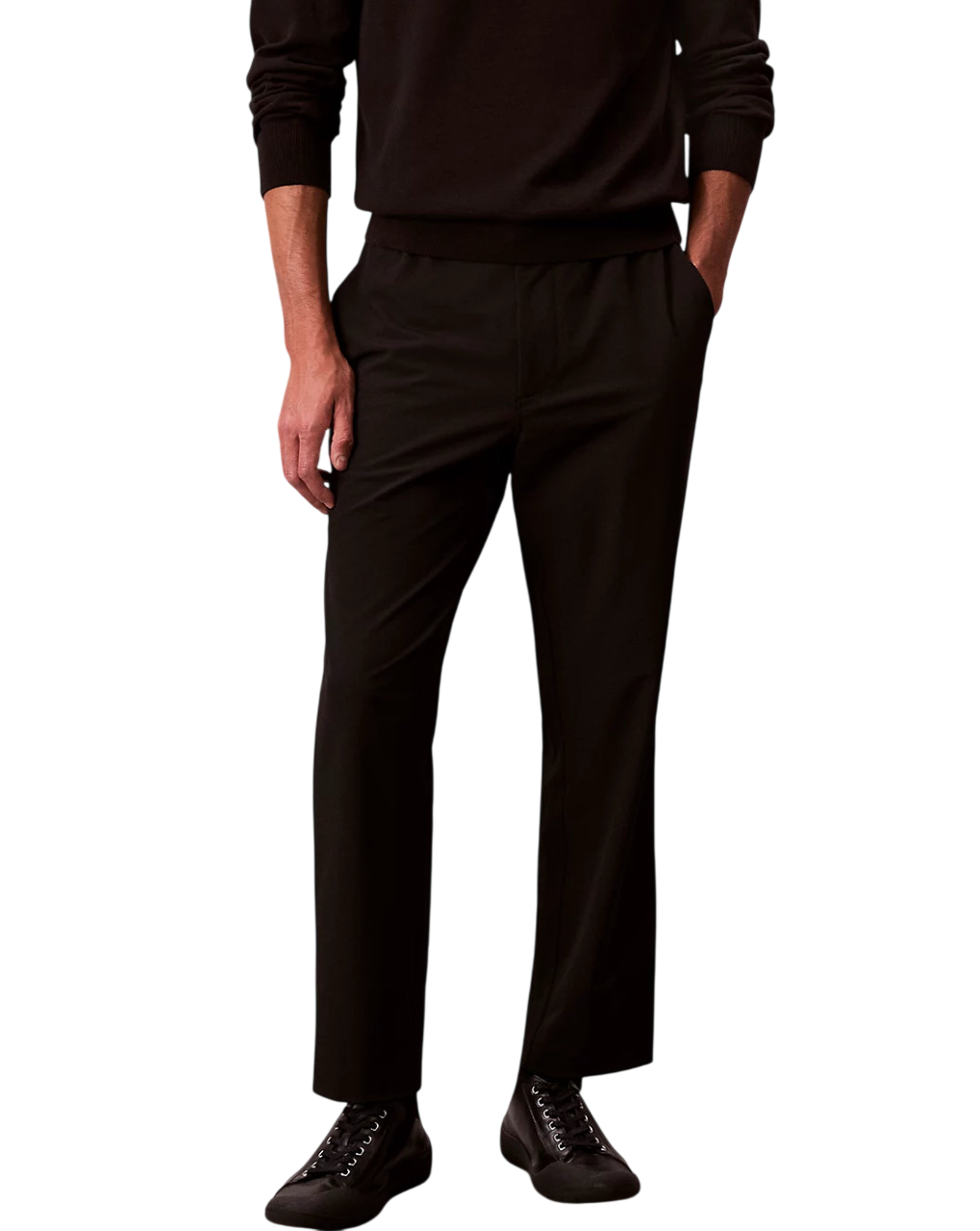 Ανδρικό Παντελόνι Μαύρο Calvin Klein LV04LD615G-UB1