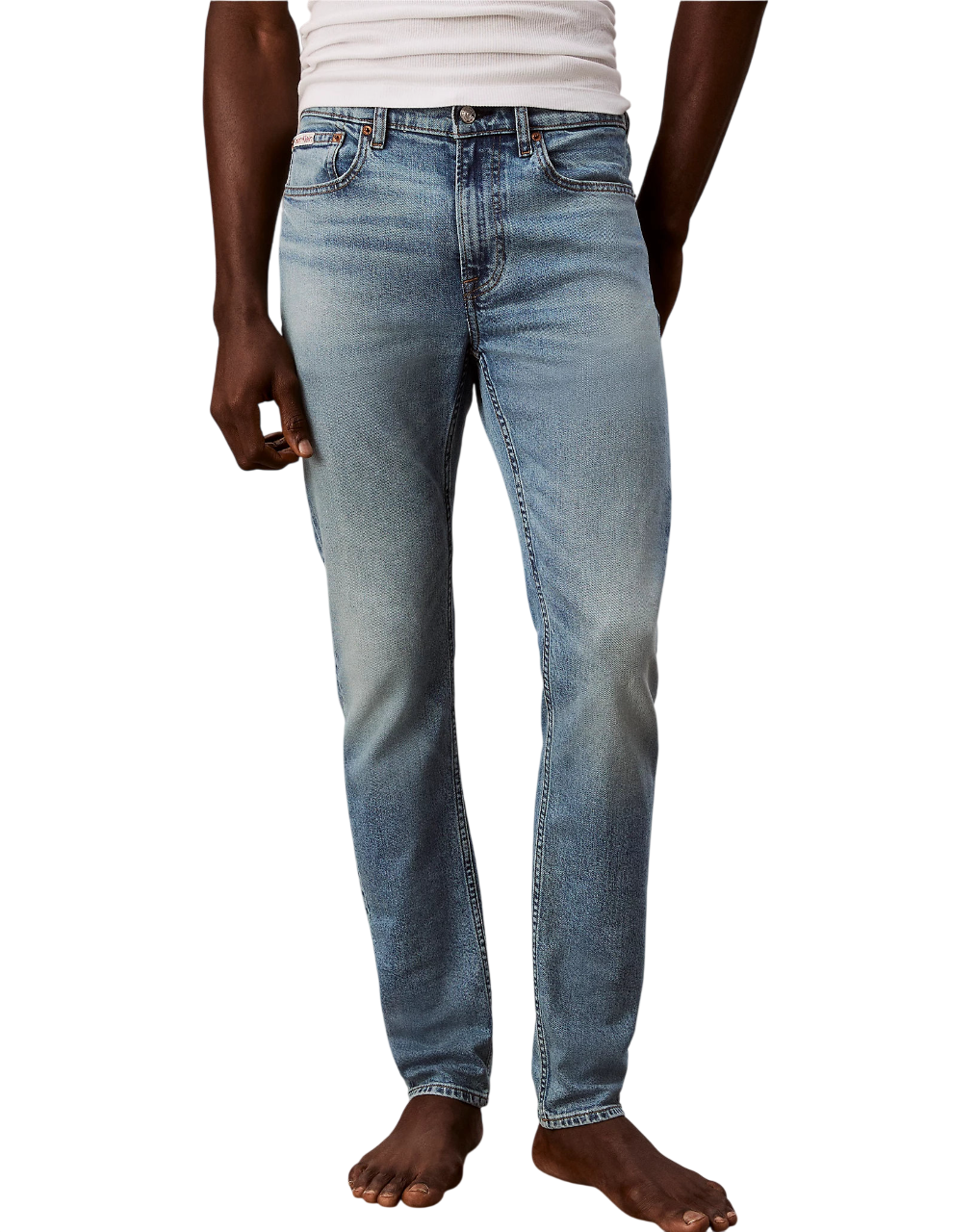 Ανδρικό Slim Taper Τζιν Γαλάζιο Calvin Klein LV04RE700G-2TG