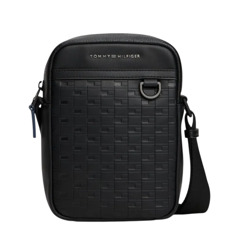 Ανδρική Τσάντα Reporter Μαύρη Tommy Hilfiger AM0AM14019-BDS