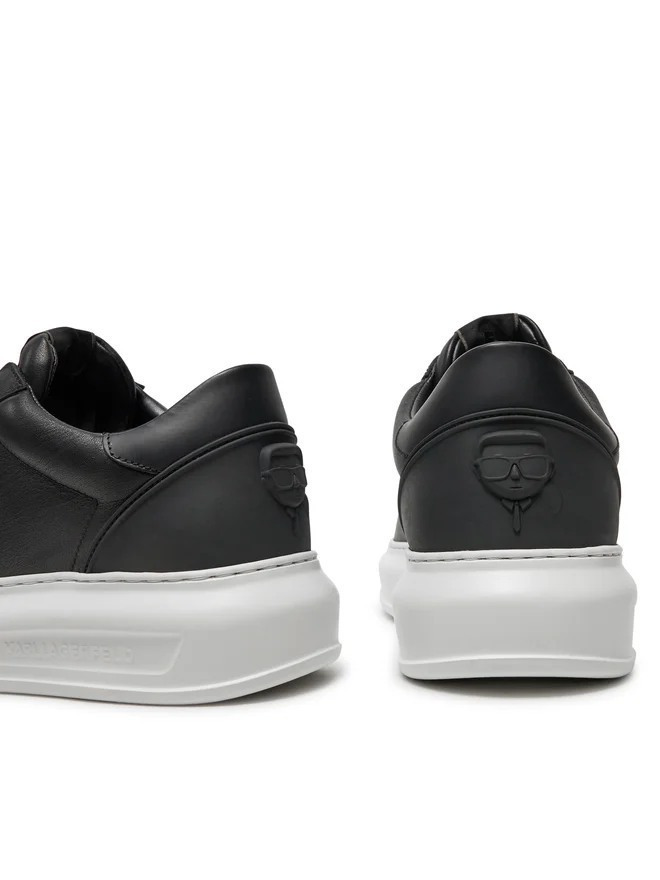 Ανδρικά Δερμάτινα NFT Kounter Sneakers Μαύρα Karl Lagerfeld KL52575N-000 BLACK