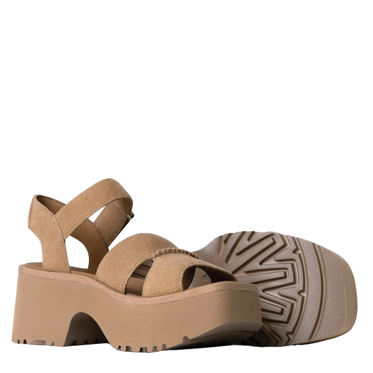 Γυναικεία New Heights Ankle Strap Σανδάλια Μπεζ UGG 1167475-MDSD