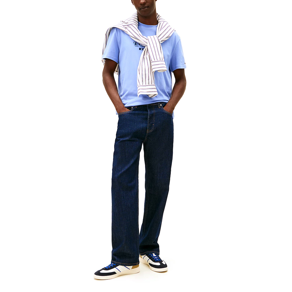 Ανδρικό T-shirt Μπλε Tommy Jeans DM0DM22322-C5X