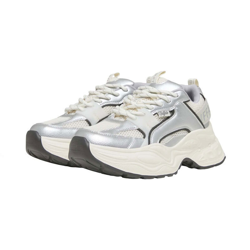 Γυναικεία Yuno One Sneakers Λευκά Buffalo BUF1636643-White/Black/Silver