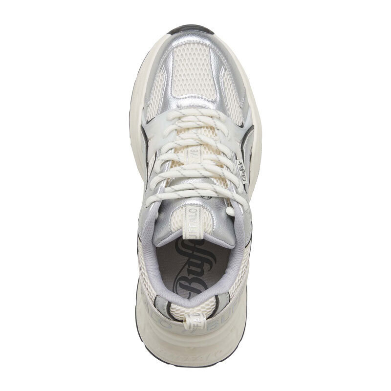 Γυναικεία Yuno One Sneakers Λευκά Buffalo BUF1636643-White/Black/Silver