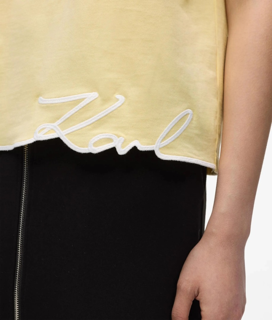 Γυναικείο Tank Top Κίτρινο Karl Lagerfeld B2W17018-1LD SUNLIGHT