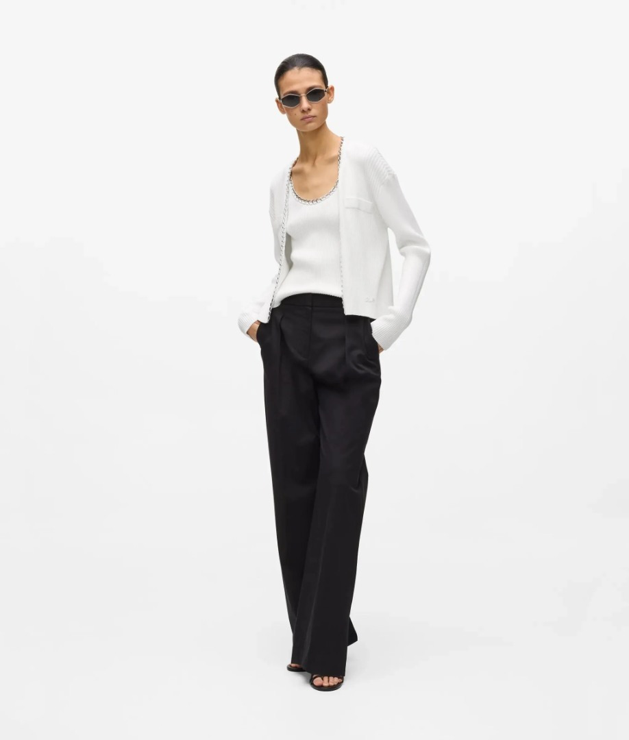 Γυναικείο Top Λευκό Karl Lagerfeld B2W18004-100 WHITE