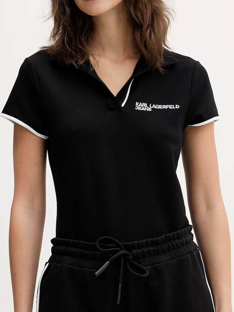 Γυναικείο Slim Polo Μαύρο Karl Lagerfeld Jeans B2W17066-999 BLACK