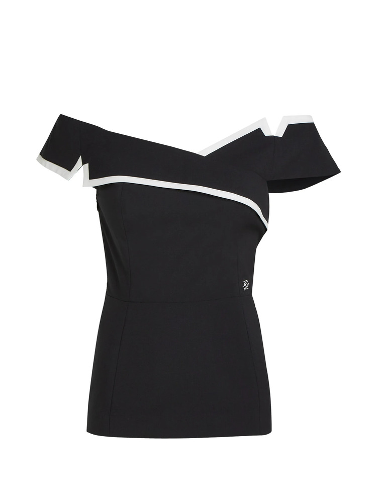 Γυναικείο Top Μαύρο Karl Lagerfeld B2W11019-999 BLACK