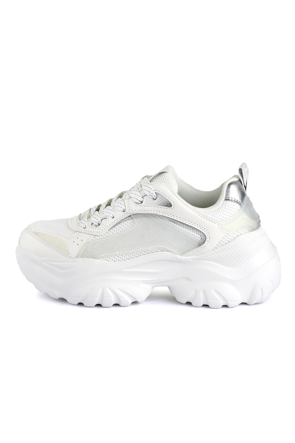 Γυναικεία Bliss Mesh Sneakers Λευκά Buffalo BUF1636587-WHITE