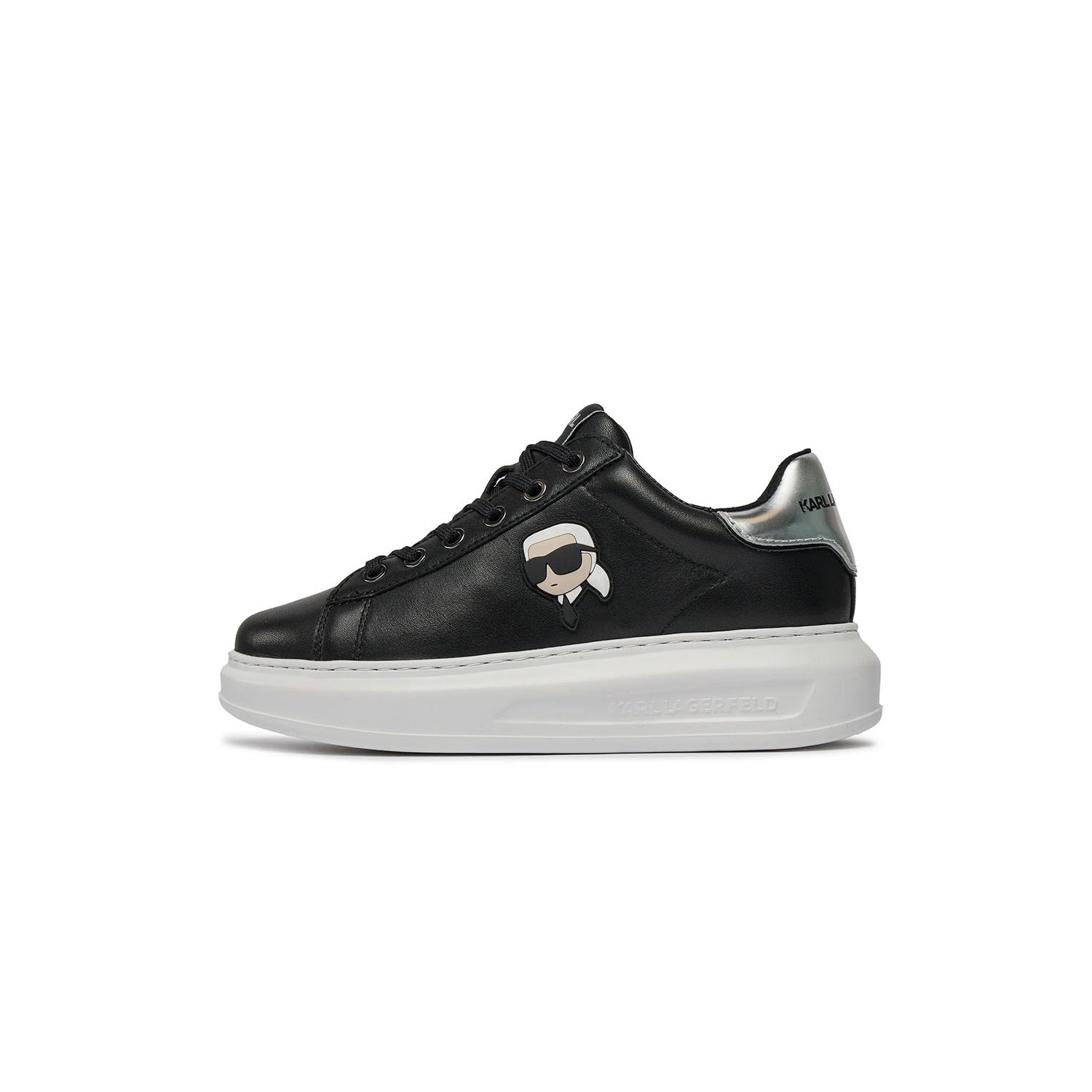 Γυναικεία Δερμάτινα NFT Sneakers Μαύρα Karl Lagerfeld KL62530N-000 BLACK