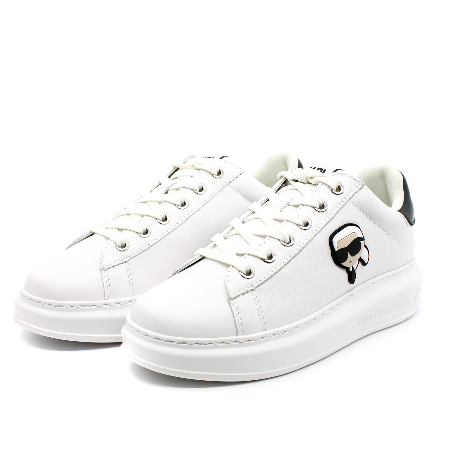 Γυναικεία Δερμάτινα NFT Sneakers Λευκά Karl Lagerfeld KL62530N-011 WHITE