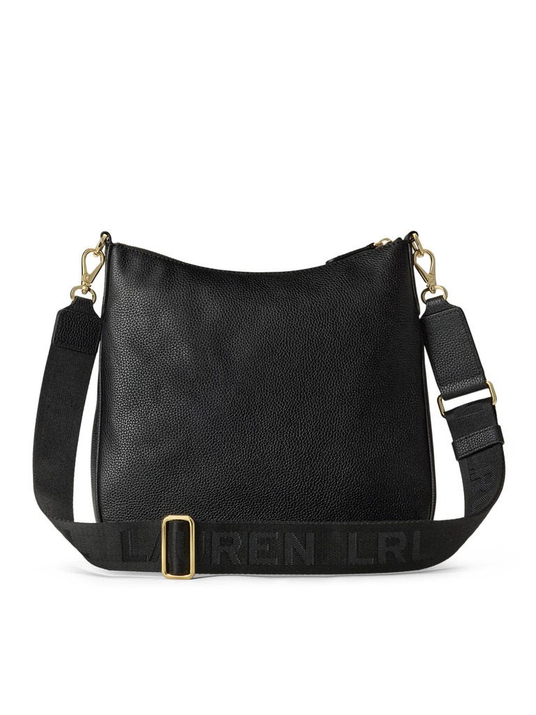 Γυναικεία Δερμάτινη Cameryn Τσάντα Χιαστί Μαύρη Ralph Lauren 431970152001-BLACK