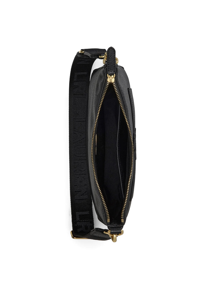 Γυναικεία Δερμάτινη Cameryn Τσάντα Χιαστί Μαύρη Ralph Lauren 431970152001-BLACK
