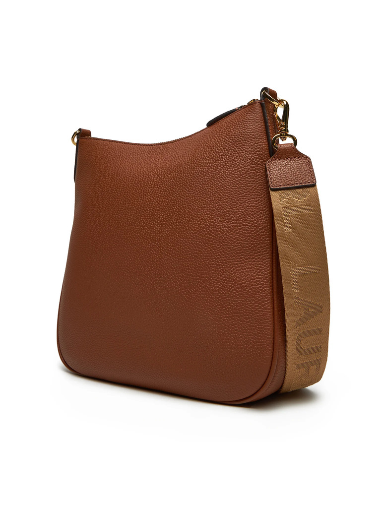 Γυναικεία Δερμάτινη Cameryn Τσάντα Χιαστί Καφέ Ralph Lauren 431970152002-TAN