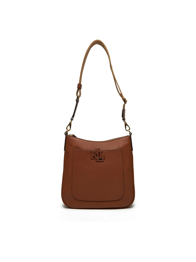 Γυναικεία Δερμάτινη Cameryn Τσάντα Χιαστί Καφέ Ralph Lauren 431970152002-TAN
