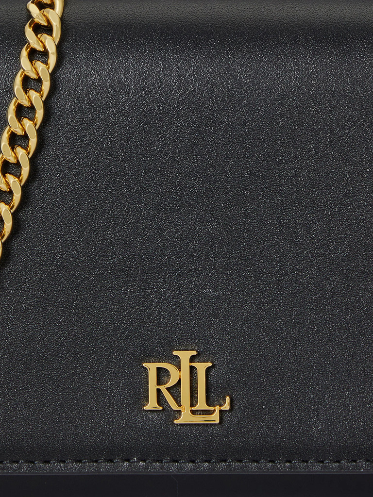 Γυναικείο Δερμάτινο Adair II Τσαντάκι Μαύρο Ralph Lauren 432980206001-BLACK
