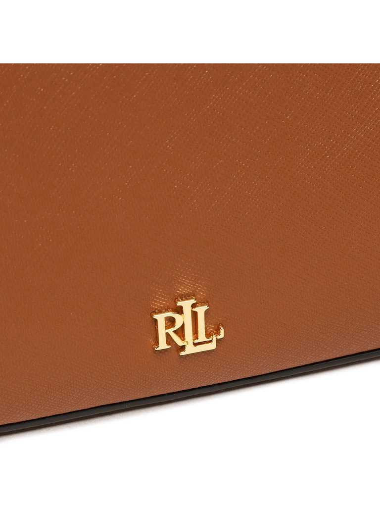 Γυναικεία Δερμάτινη Danni Τσάντα Καφέ Ralph Lauren 431883768007-TAN