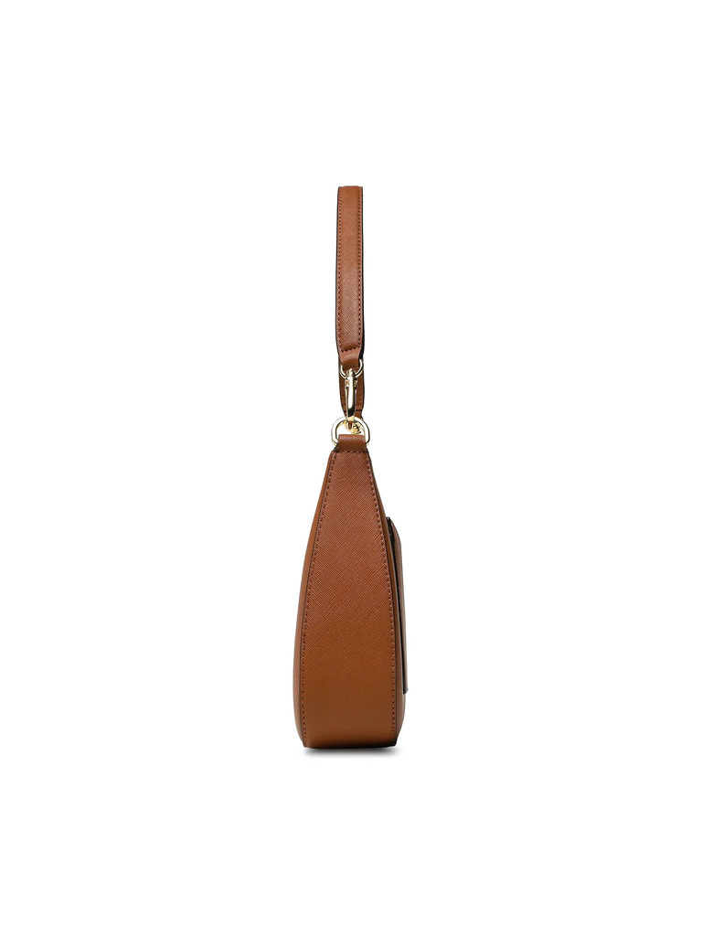 Γυναικεία Δερμάτινη Danni Τσάντα Καφέ Ralph Lauren 431883768007-TAN