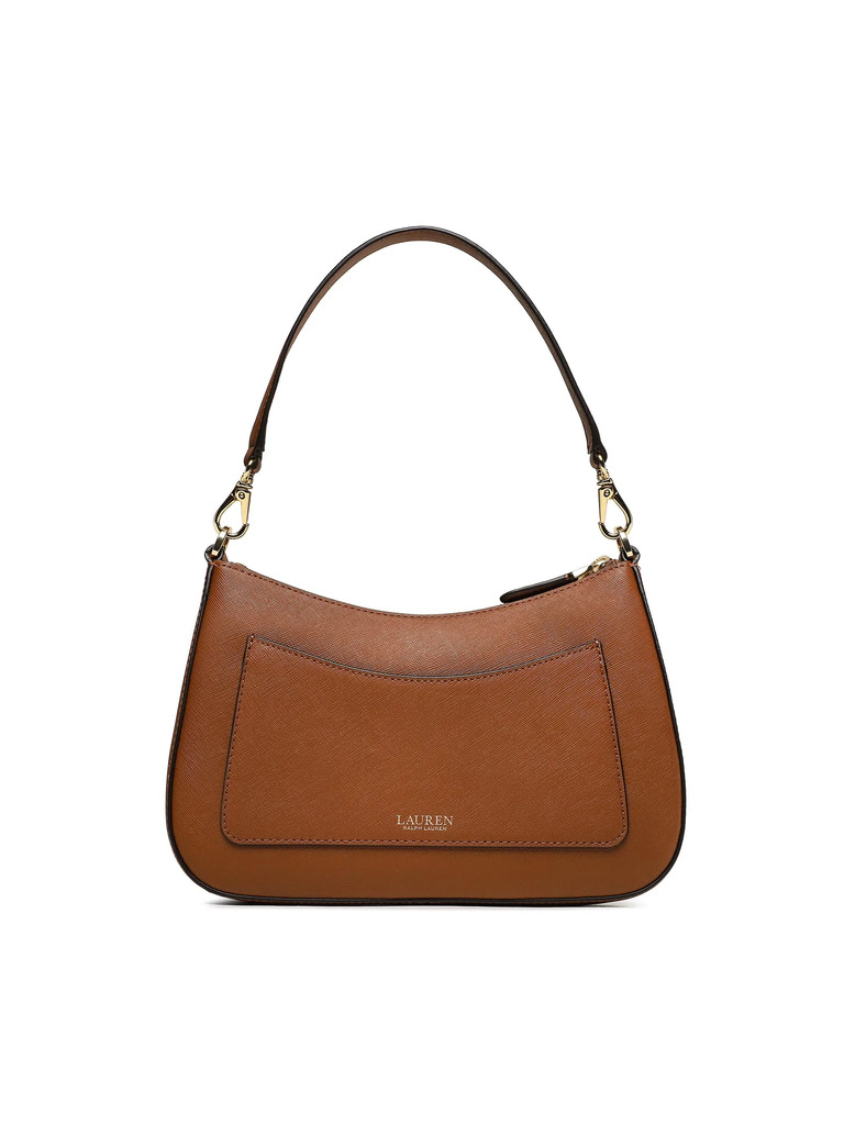 Γυναικεία Δερμάτινη Danni Τσάντα Καφέ Ralph Lauren 431883768007-TAN