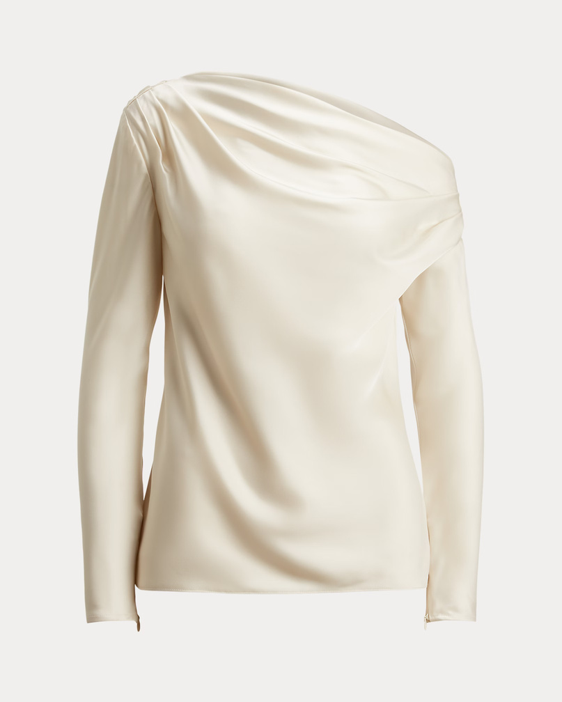 Γυναικεία Μακρυμάνικη Μπλούζα Κρεμ Ralph Lauren 200P03566003-Natural