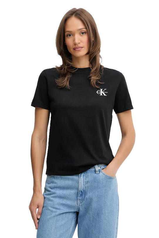 Γυναικείο Σετ T-shirt 2 Τεμαχίων Μαύρο/Λευκό Calvin Klein LV047C905G-UB1