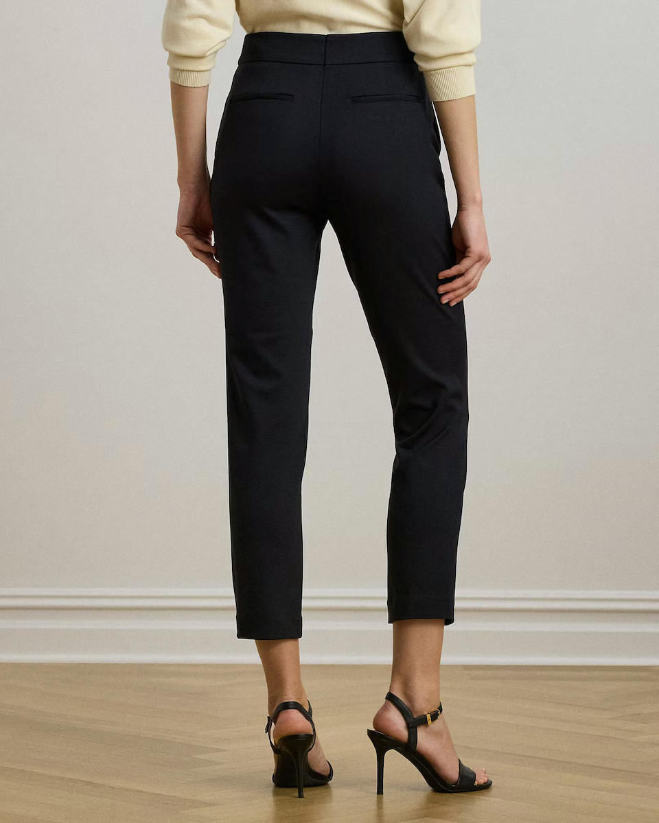 Γυναικείο Ponte Παντελόνι Μαύρο Ralph Lauren 200980023001-Black