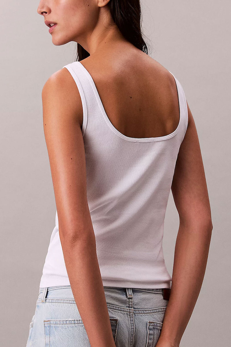 Γυναικείο Tank Top Λευκό Calvin Klein LV047A804G-YAA