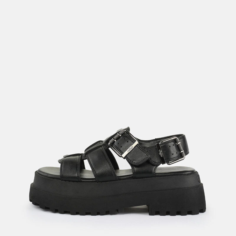 Γυναικεία Pluto Fisher Σανδάλια Μαύρα Buffalo BUF1602334-BLACK