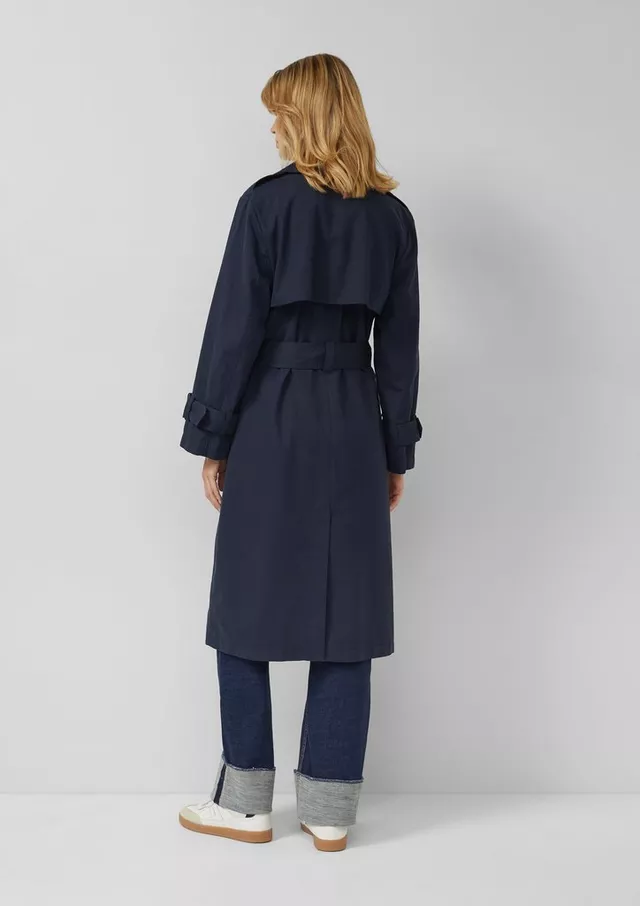 Γυναικεία Καπαρντίνα Navy Μπλε S.Oliver 2173521-5959