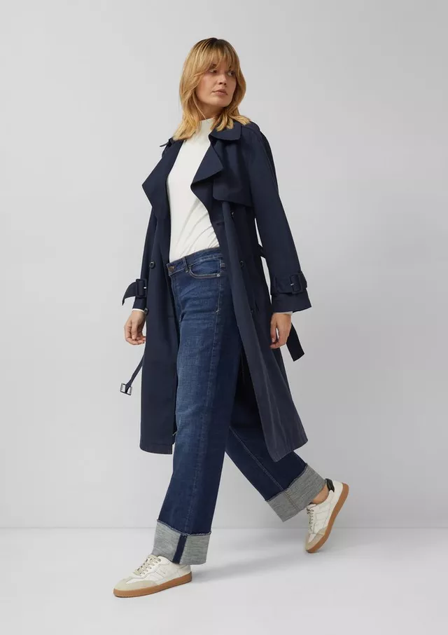 Γυναικεία Καπαρντίνα Navy Μπλε S.Oliver 2173521-5959