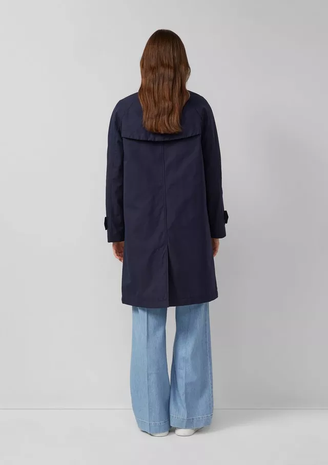 Γυναικεία Καπαρντίνα Navy Μπλε S.Oliver 2173525-5959