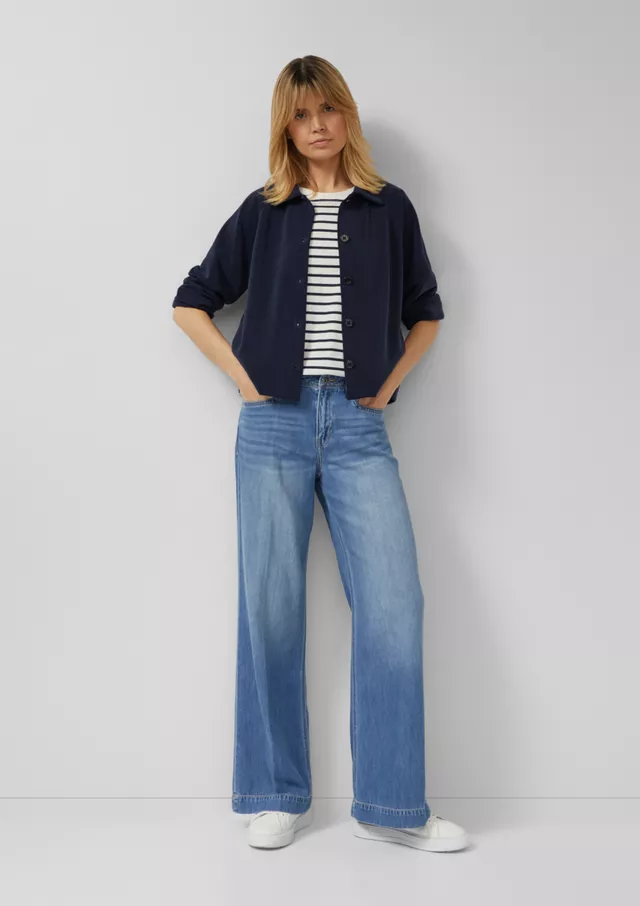 Γυναικεία Ζακέτα Navy Μπλε S.Oliver 2179667-5959
