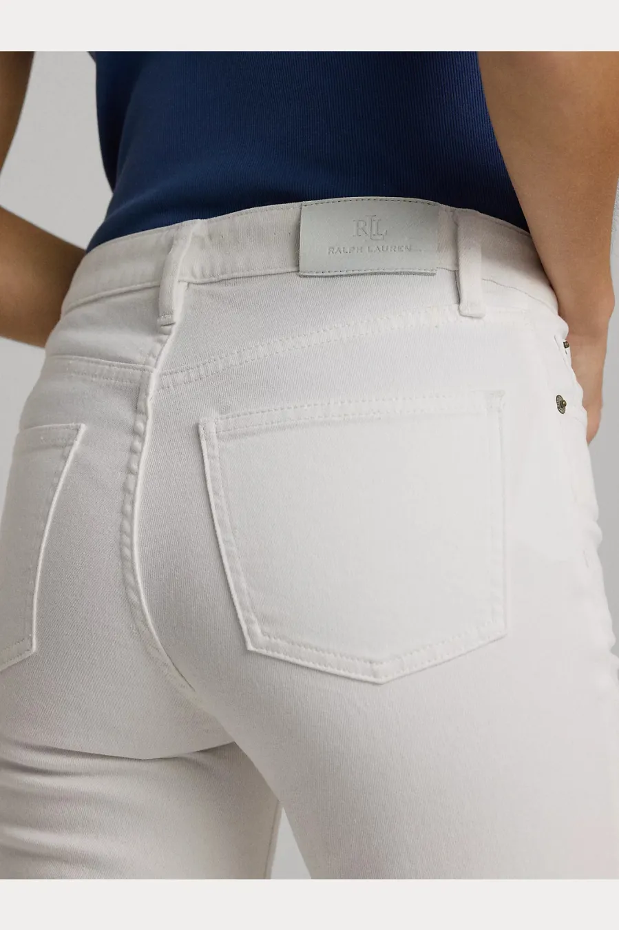 Γυναικείο Τζιν Λευκό Ralph Lauren 200926081001-White