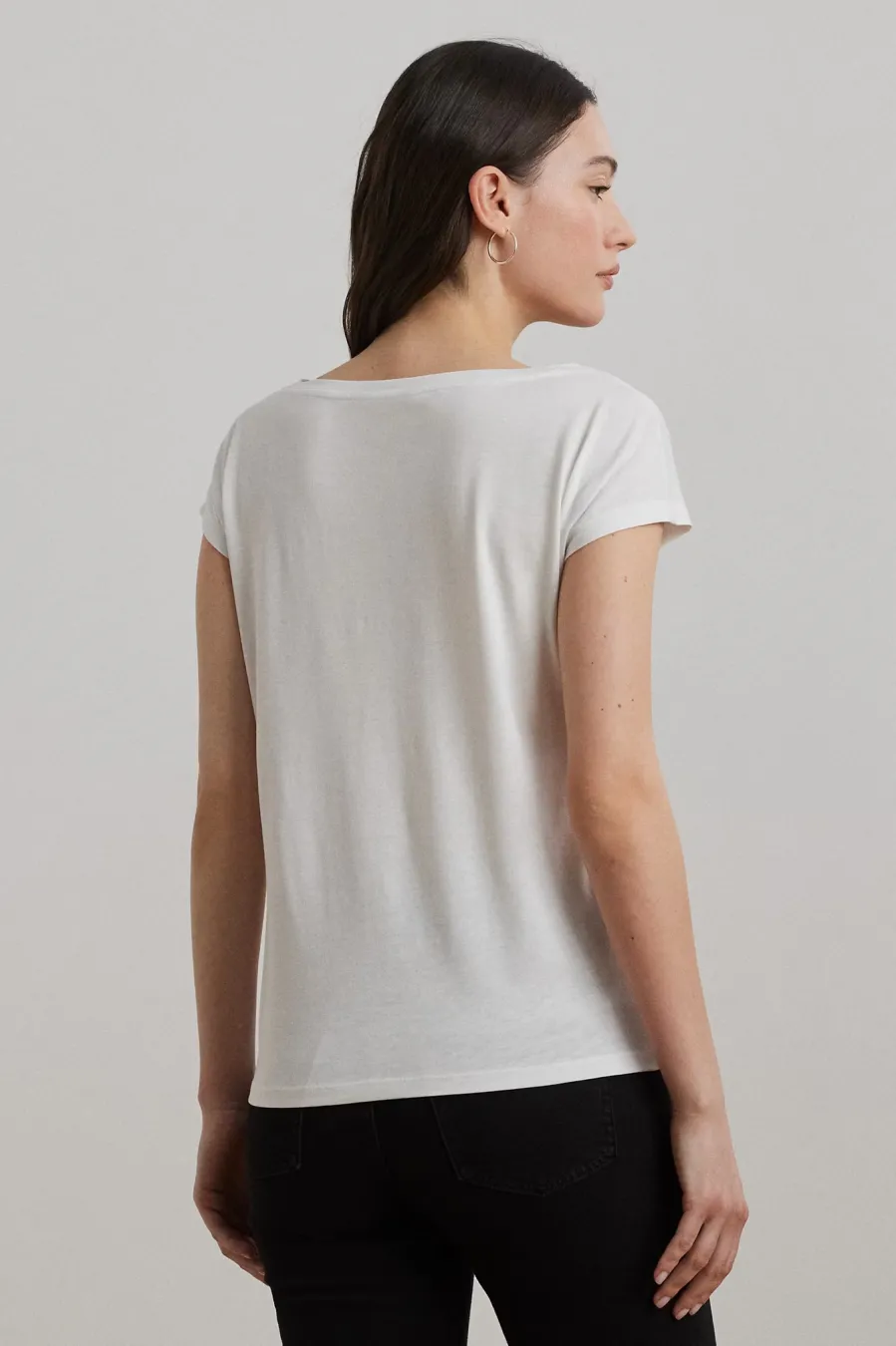 Γυναικείο T-shirt Λευκό Ralph Lauren 200748765001-White