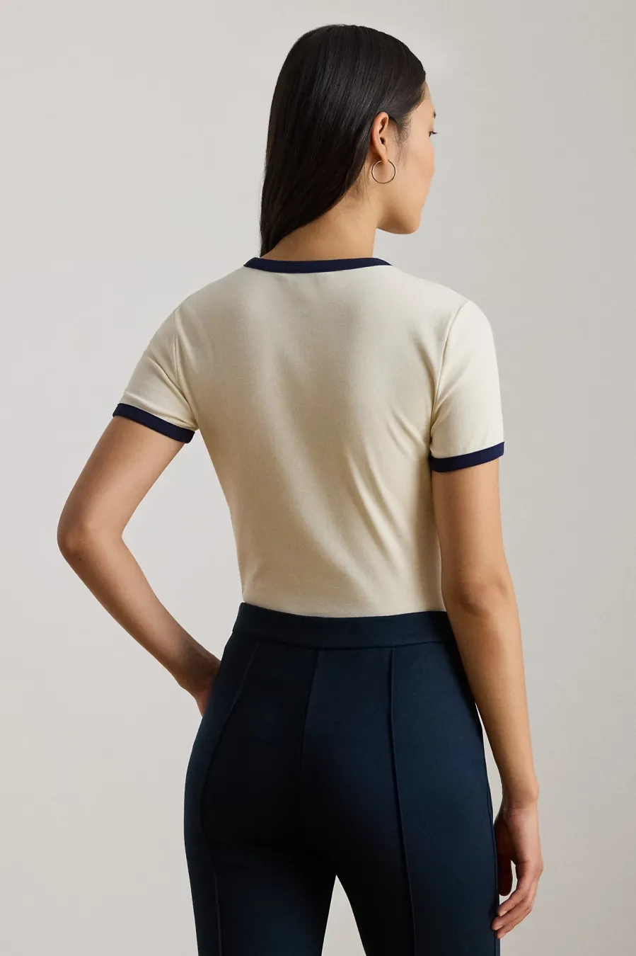 Γυναικείο T-shirt Κρεμ Ralph Lauren 200P09077002-Natural