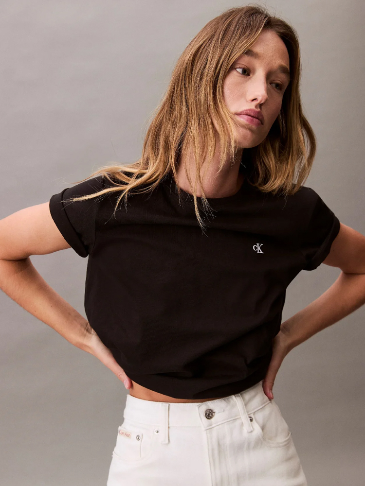 Γυναικείο T-shirt Μαύρο Calvin Klein LV047B224G-UB1