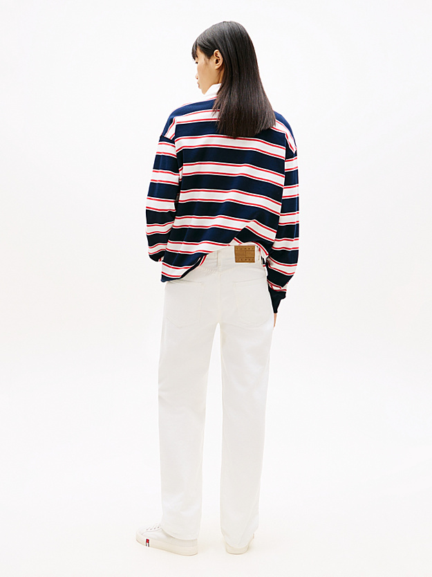 Γυναικείο Layla Slim Τζιν Λευκό Tommy Jeans DW0DW22773-1D0