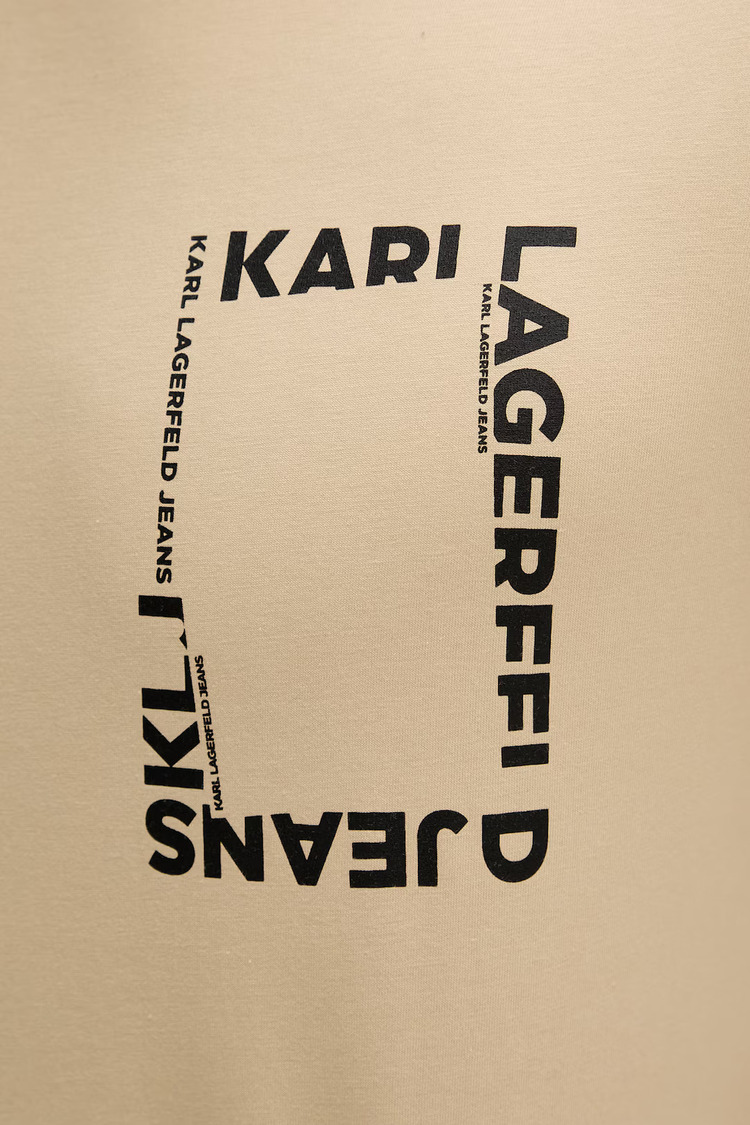 Ανδρικό Slim T-shirt Μπεζ Karl Lagerfeld Jeans B2M17046-2MV PALE KHAKI