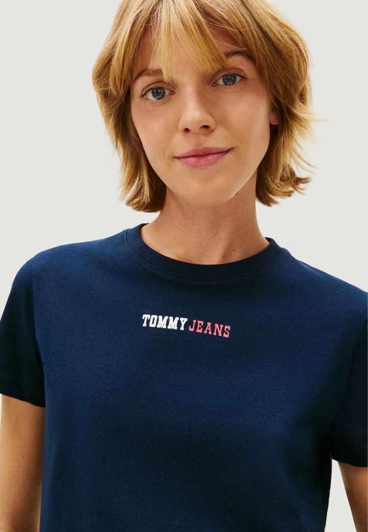 Γυναικείο T-shirt Navy Μπλε Tommy Jeans DW0DW22277-C1G